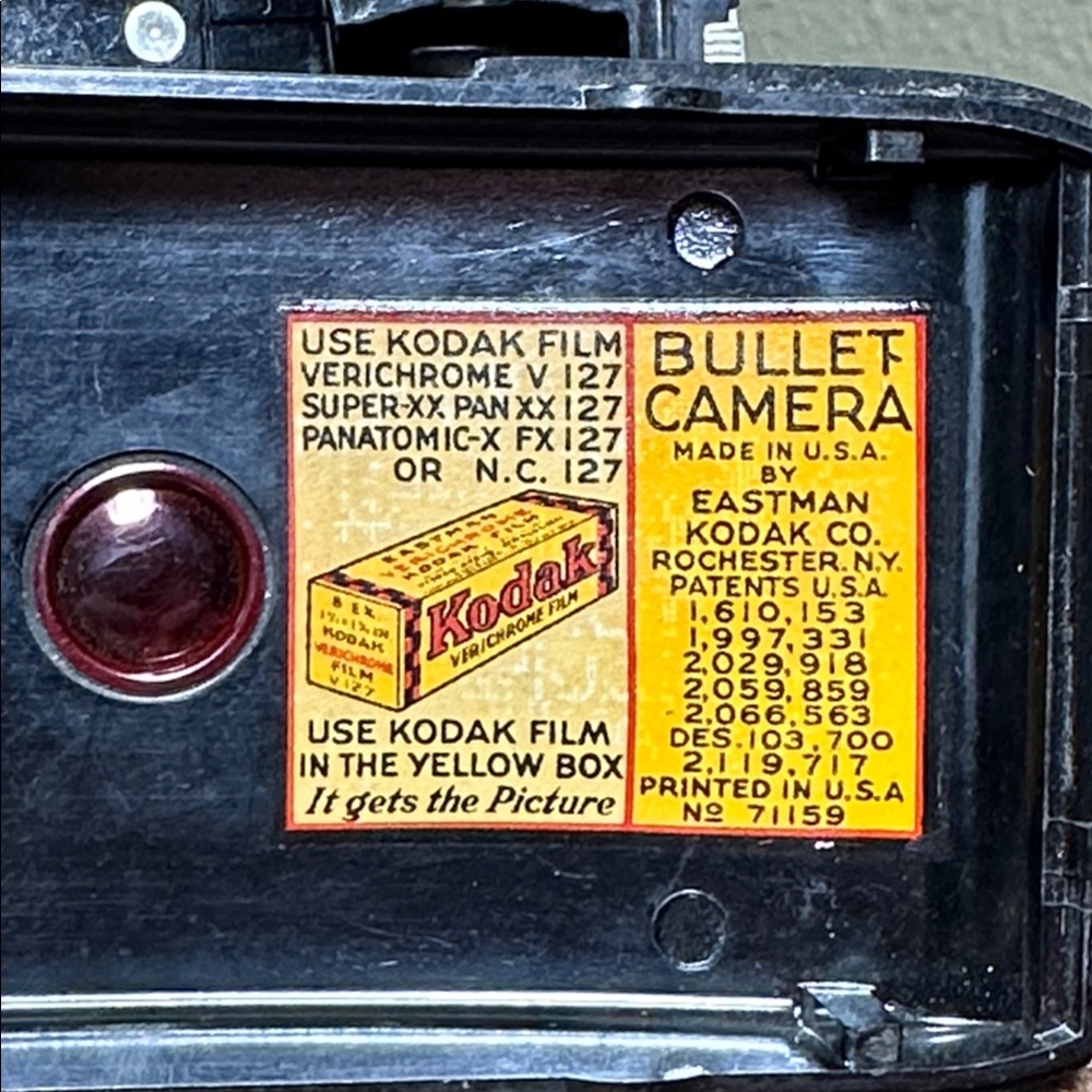 Vintage KODAK Bullet Camera - Art Deco - Picture 15 of 15